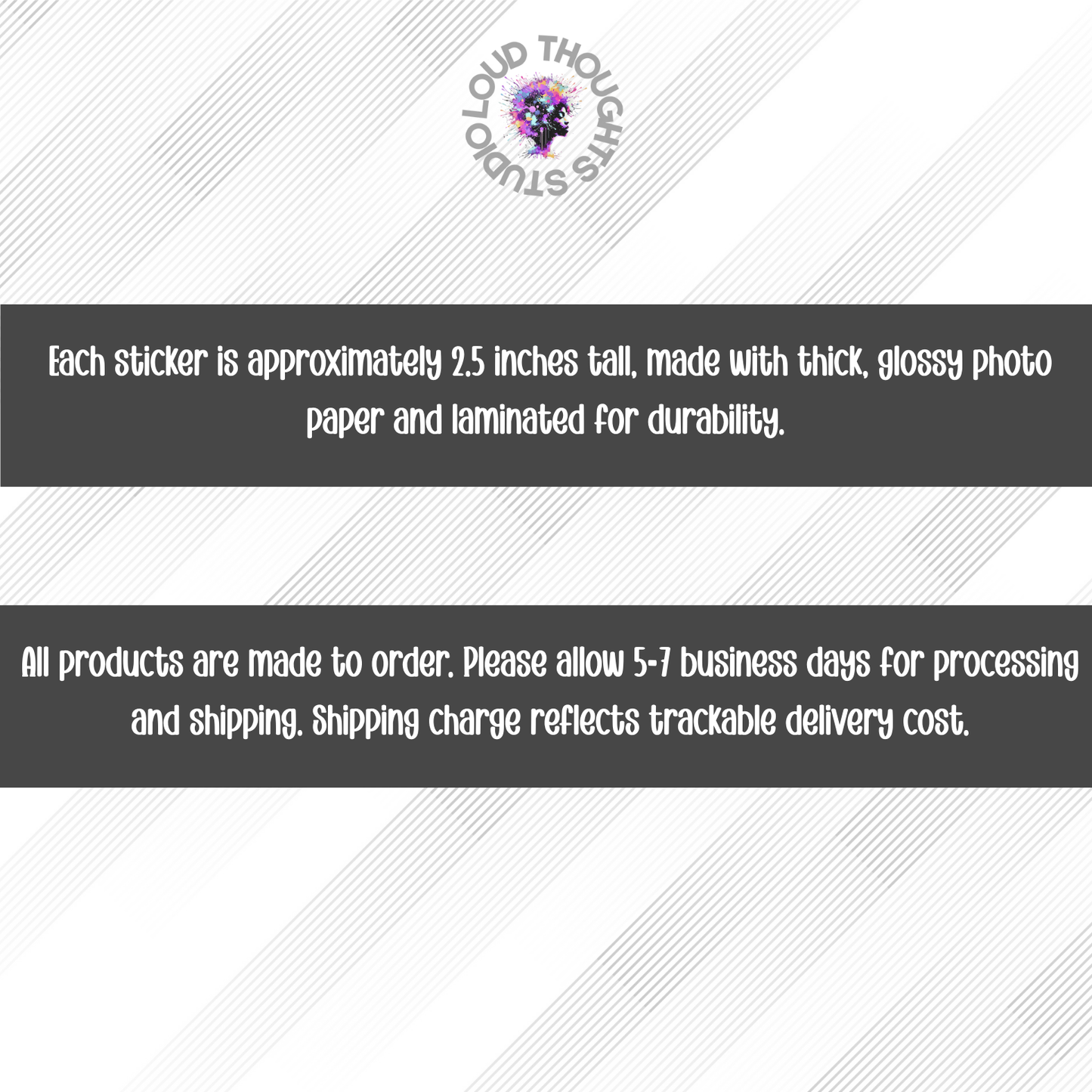 Crown Heights Collection - "Zuri" Die Cut Sticker