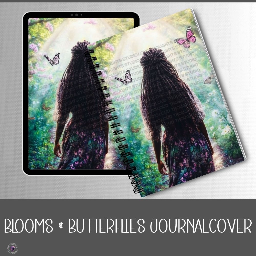 Journal Cover - Blooms & Butterflies