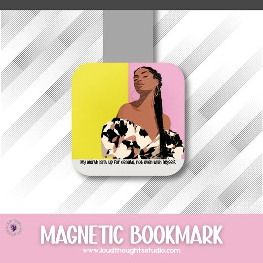 Magnetic Affirmation Bookmarks - With All Self-Respect Collection