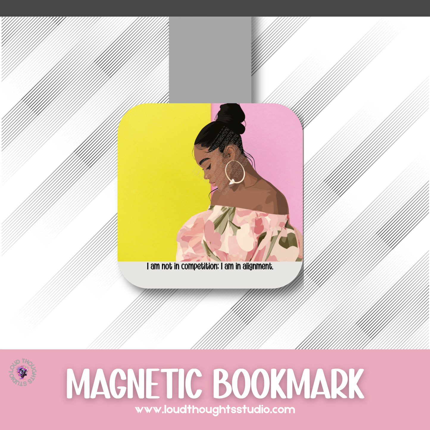 Magnetic Affirmation Bookmarks - With All Self-Respect Collection