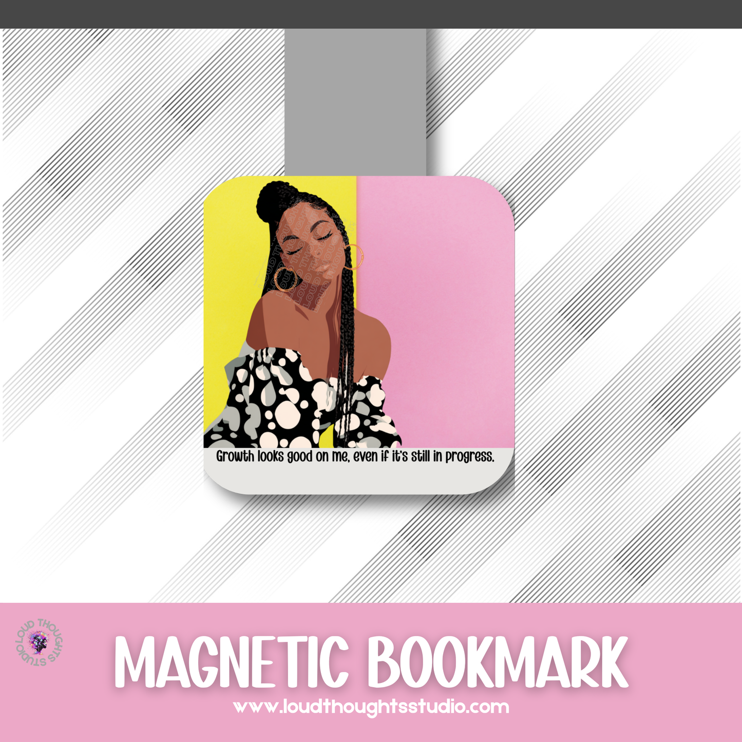 Magnetic Affirmation Bookmarks - With All Self-Respect Collection