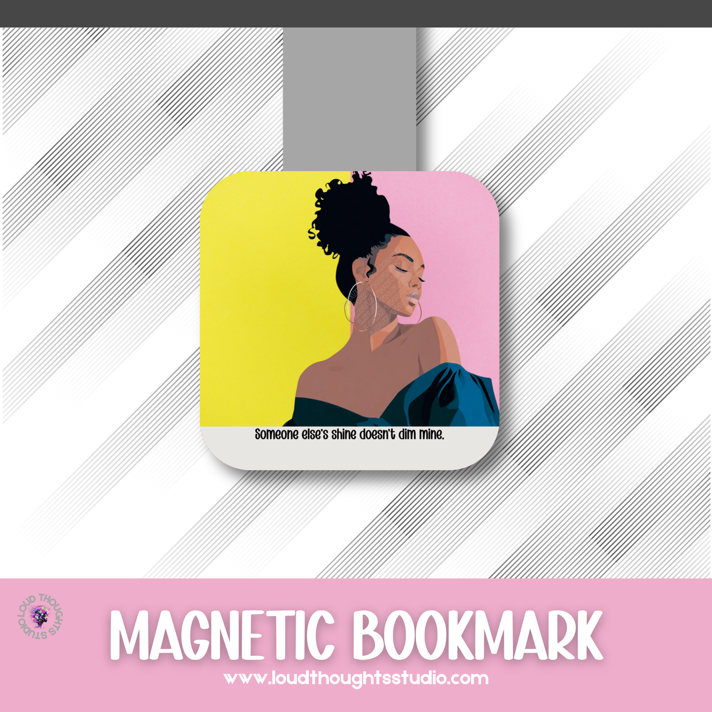 Magnetic Affirmation Bookmarks - With All Self-Respect Collection