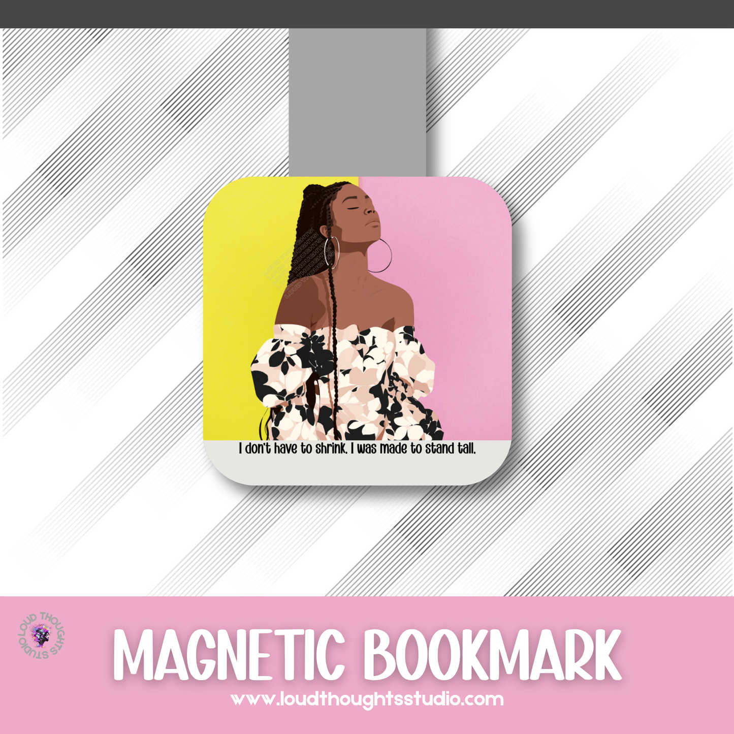 Magnetic Affirmation Bookmarks - With All Self-Respect Collection