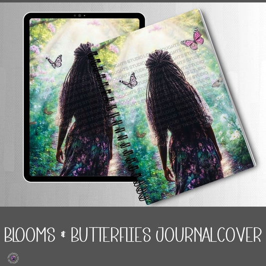 Journal Cover - Blooms & Butterflies