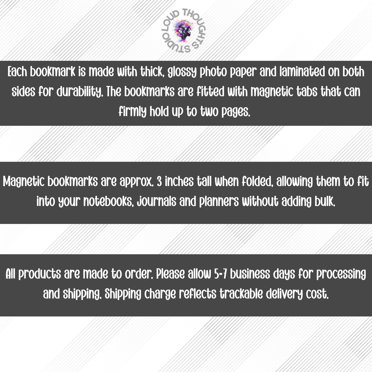 Magnetic Bookmarks - In the Cut Collection