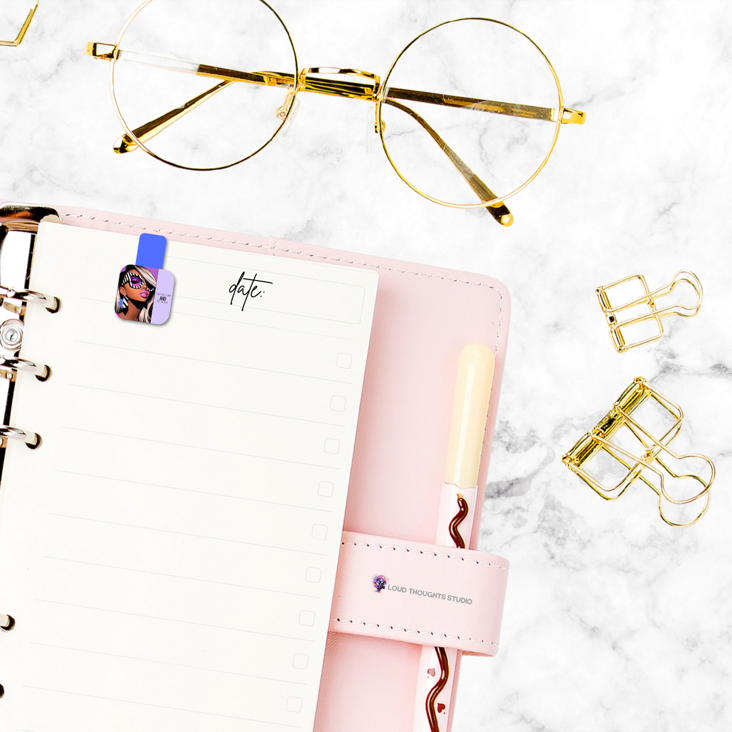 Magnetic Affirmation Bookmarks - Main Character Energy Collection