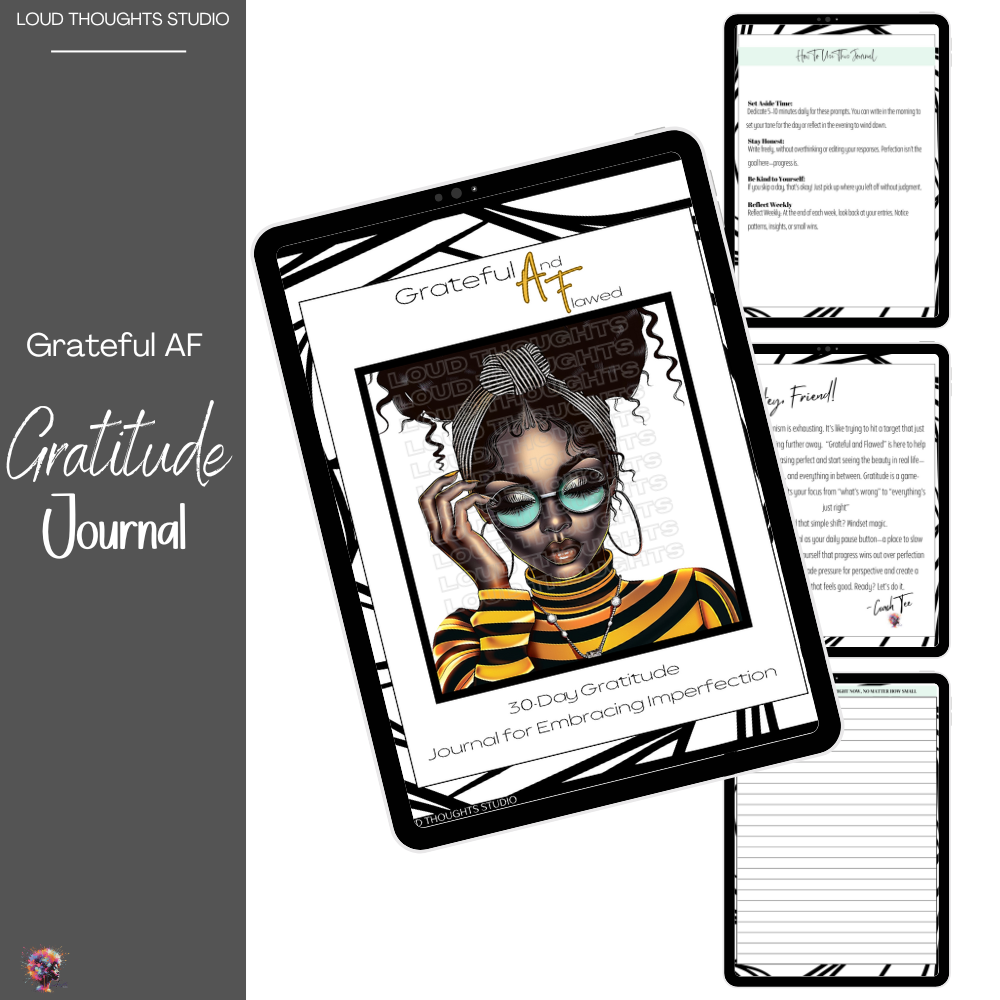 Gratitude Journal - Grateful AF (And Flawed)