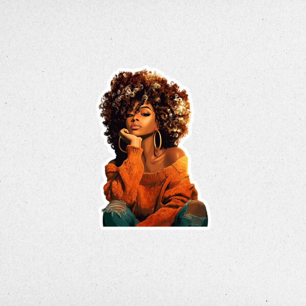 Unapologetic "Yasmin" Die Cut Sticker