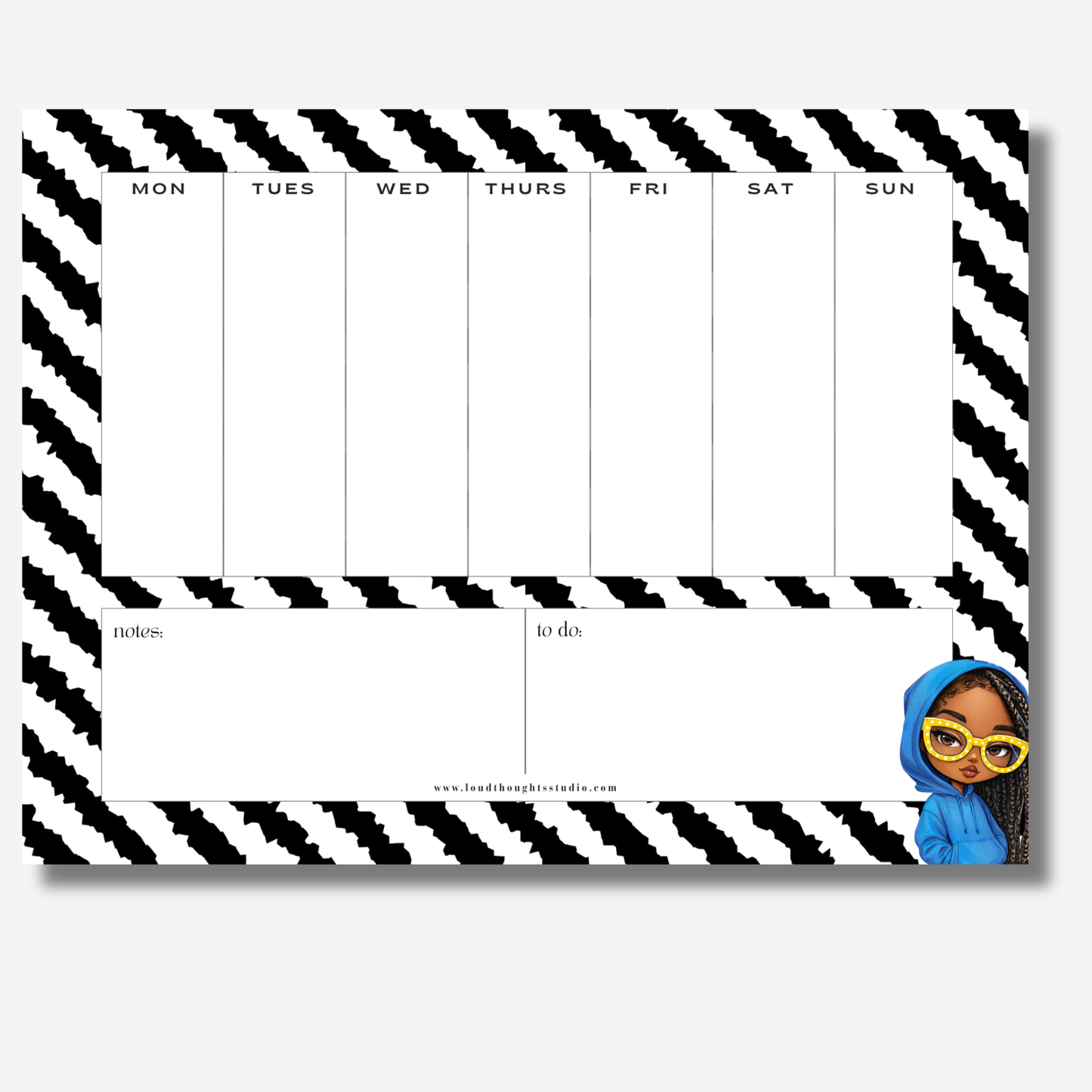 Weekly Planner Notepads - Hood Intentions Collection