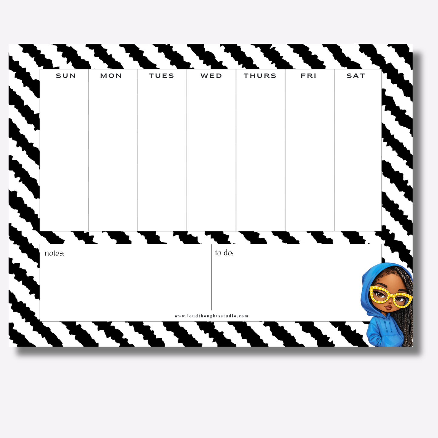 Weekly Planner Notepads - Hood Intentions Collection