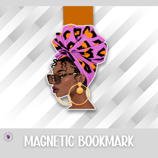 Hoops & Headwraps Magnetic Bookmarks