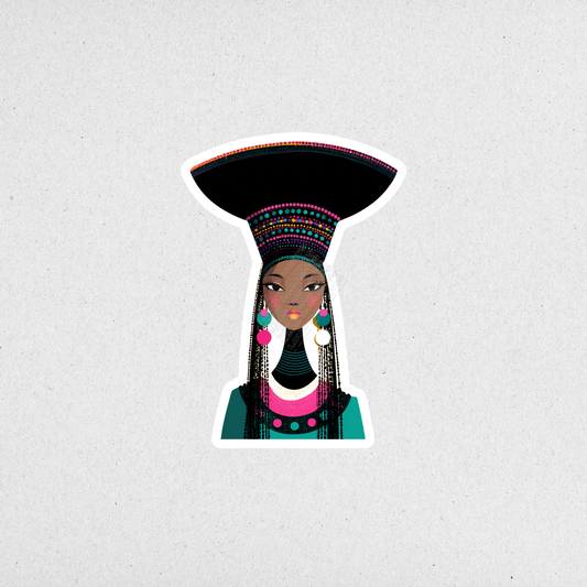 Crown Heights Collection - "Zahra" Die Cut Sticker