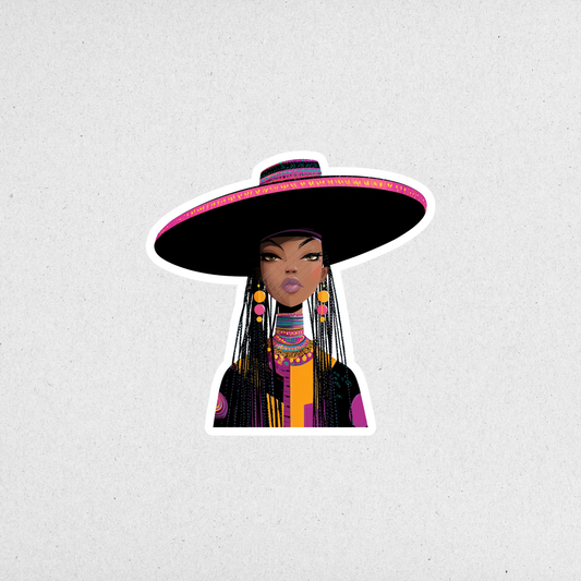 Crown Heights Collection - "Amara" Die Cut Sticker