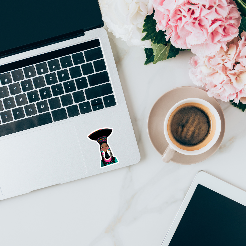 Crown Heights Collection - "Zahra" Die Cut Sticker